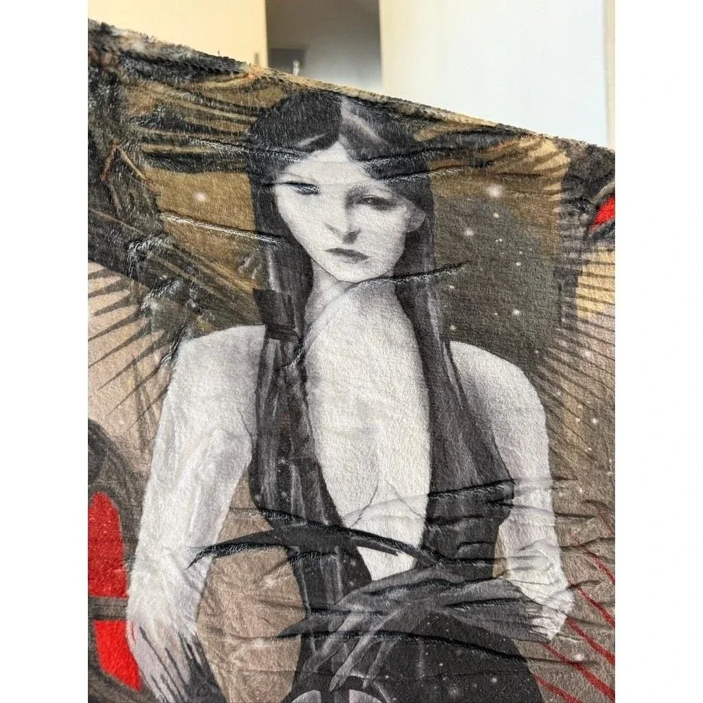 Jay Kristoff LitJoy Nevernight Chronicles Mia Corvere Fleece Blanket 51x71.5 NEW
